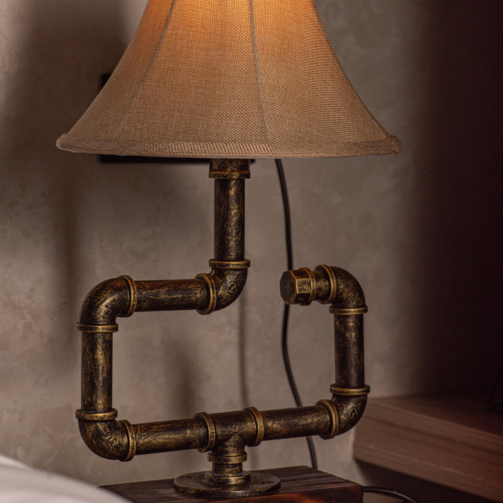 Gleam Steampunk Handmade Vintage Adjustable Pipe Lamp