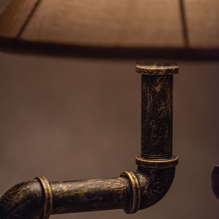 Gleam Steampunk Handmade Vintage Adjustable Pipe Lamp