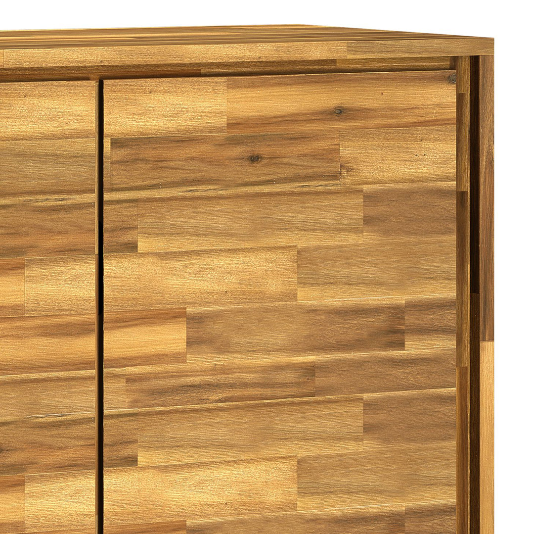 Lowry - Medium Storage Cabinet - Distressed Golden Wheat