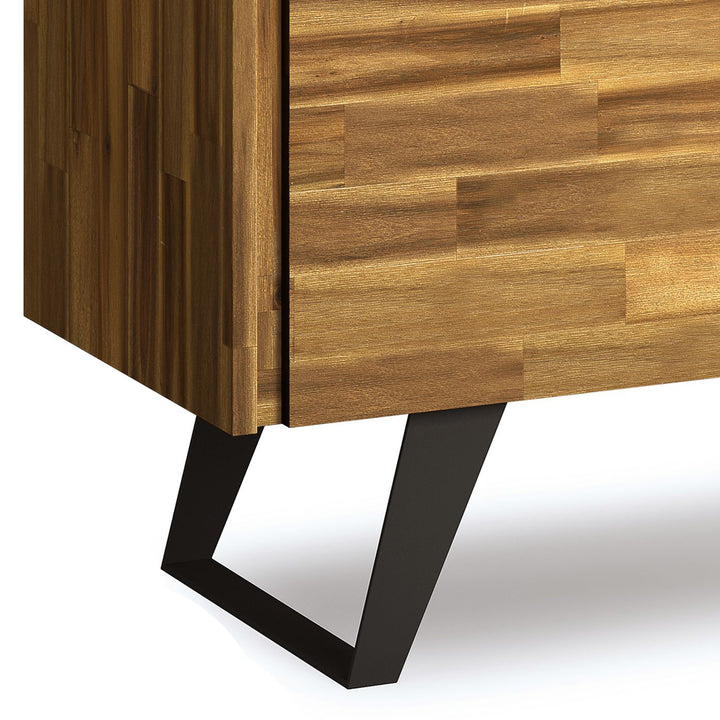 Lowry - Medium Storage Cabinet - Distressed Golden Wheat