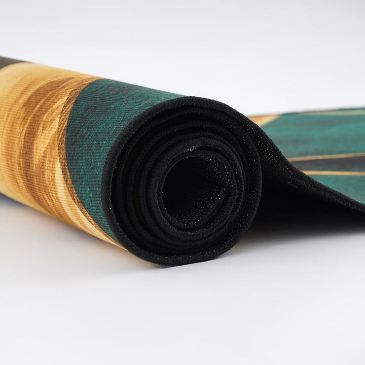 5' x 7' Green&Black&Gold Modern Geometirc Rectangle Indoor Area Rug Living Room&Bedroom