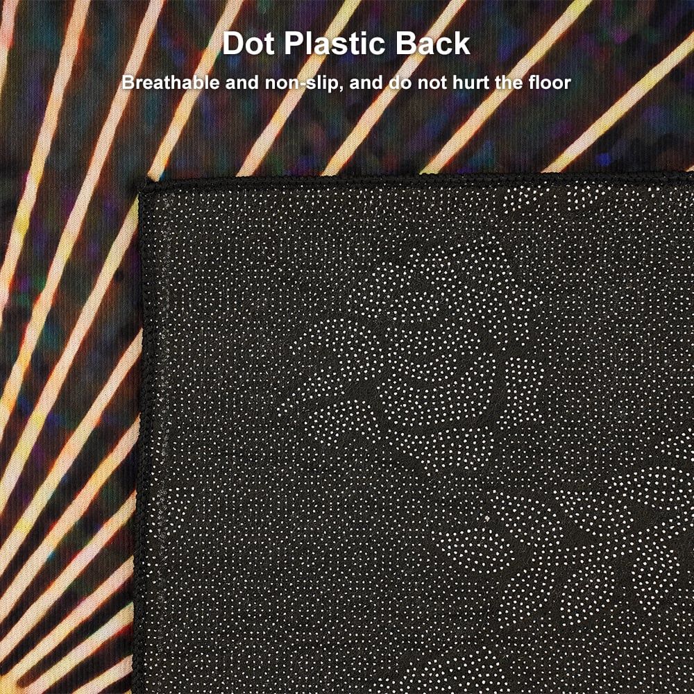 4' x 4' Modern Abstract Gray & Gold Mix Colours Round Area Rug Decorative Carpet