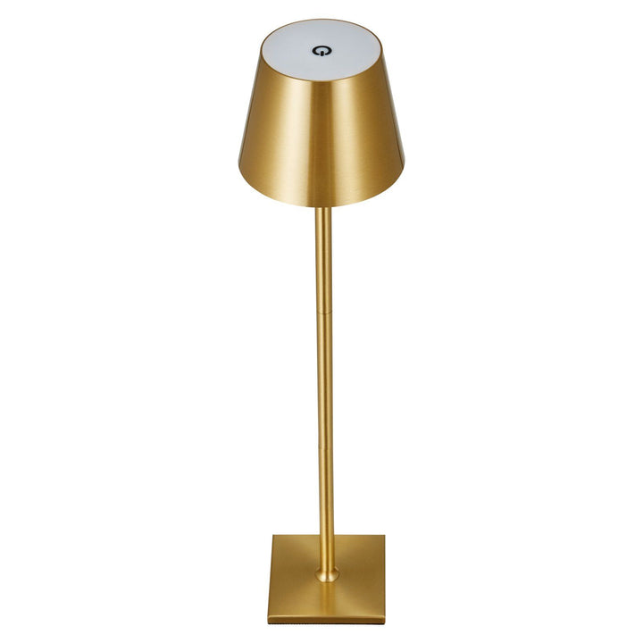 Cordless Table Lamp 2 PCS Rechargeable Battery Desk Lamp Adjustable Height Gold