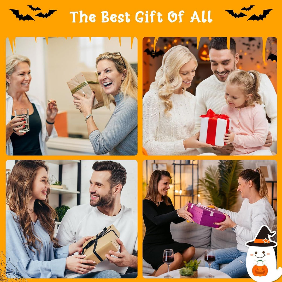 Cute Ghost Reading Book Lamp – 6″ Halloween Night Light Decor | Trufairs