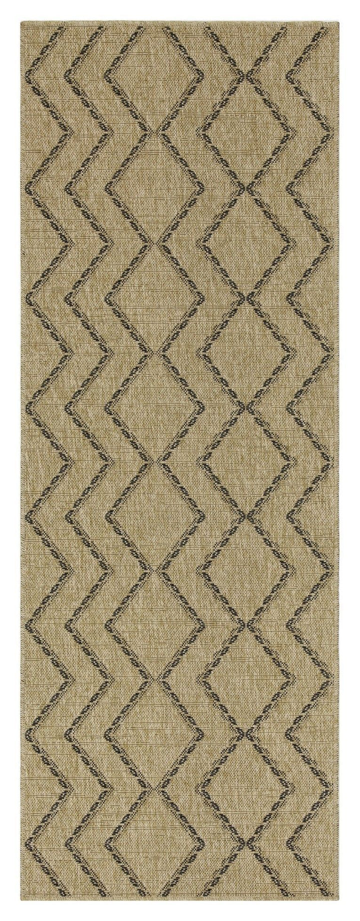 Earth GC_NTL1010 Jute/Black 7 ft. 10 in. x 10 ft. 3 in. Indoor/Outdoor Area Rug