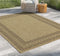 Earth GC_NTL1007 Jute/Mocha 7 ft. 10 in. x 10 ft. 3 in. Indoor/Outdoor Area Rug