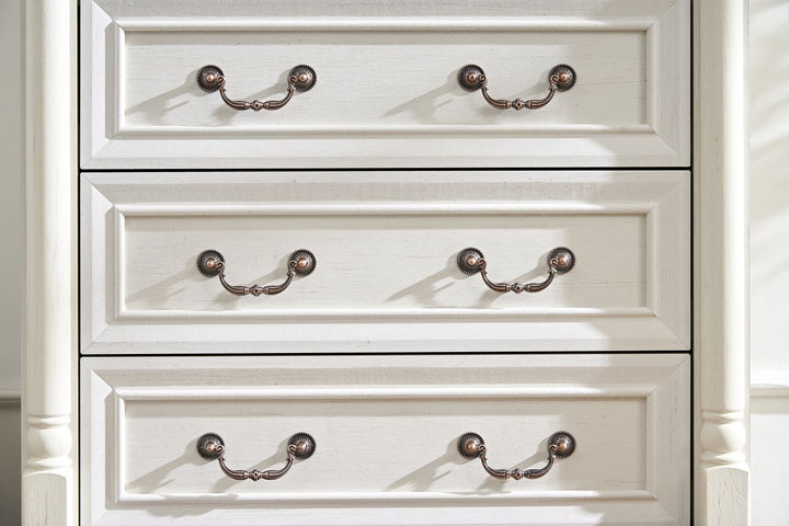 7 Drawer Dresser Chest for Bedroom with Wooden Base and Riser Trim, Wooden Rustic Rustic Chest of Drawers, Storage Dresser for Bedroom, Living Room