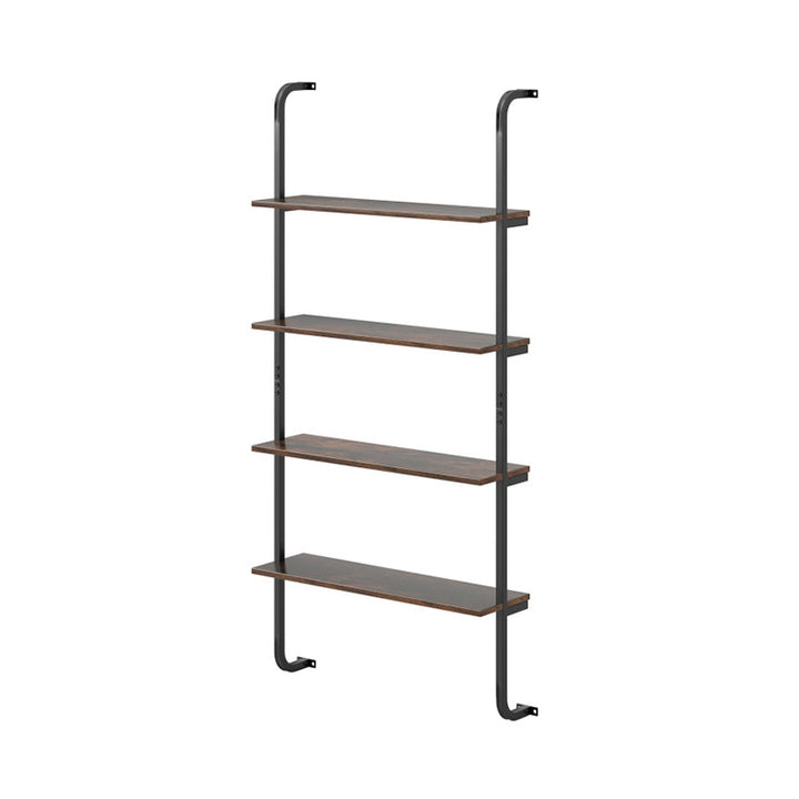 Industrial Style Shelving with Metal Frame for Living Room Kitchen