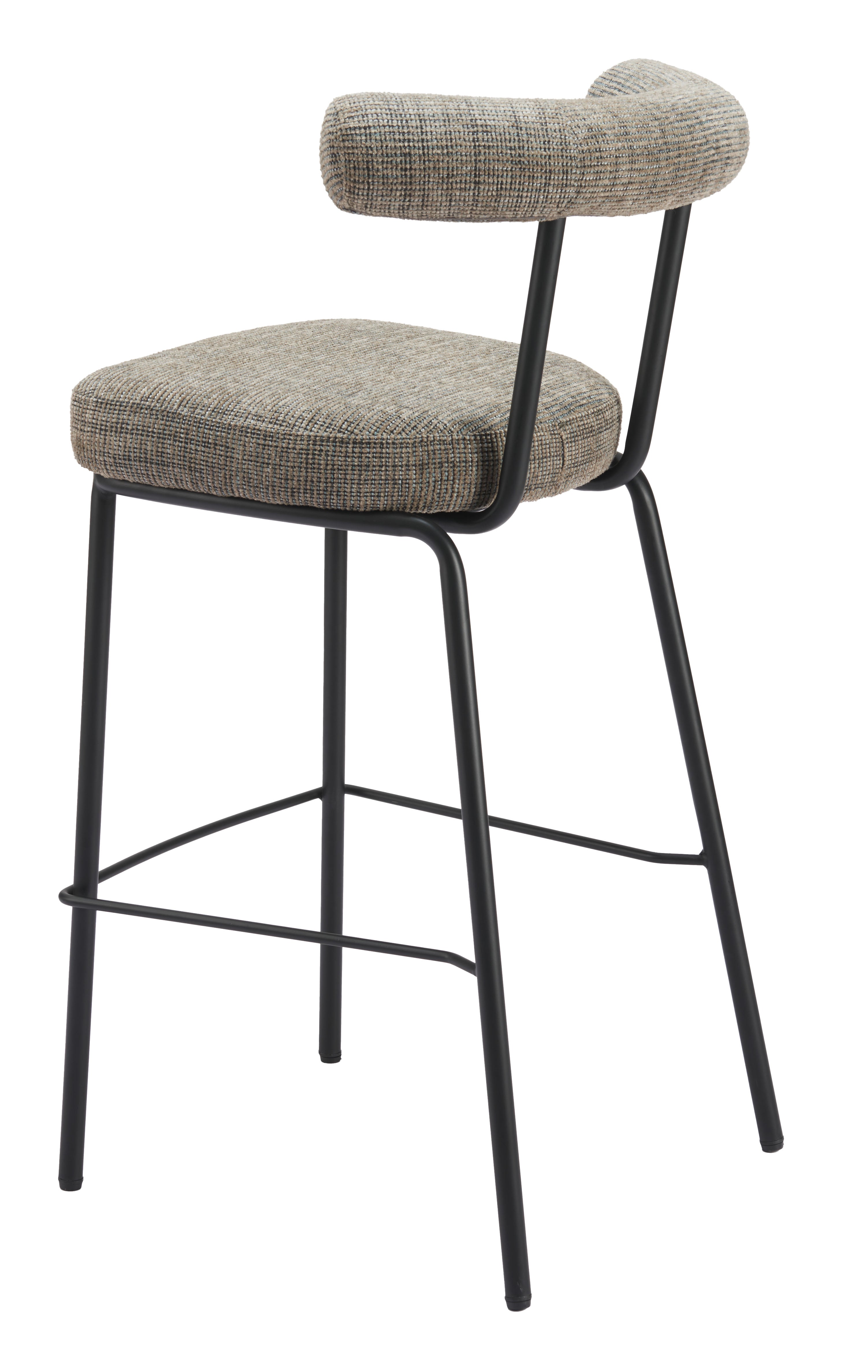 Kede Barstool Green Tweed