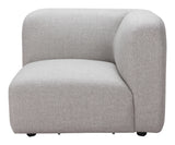 Biak Corner Chair Gray