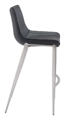 Magnus Barstool Black & Silver