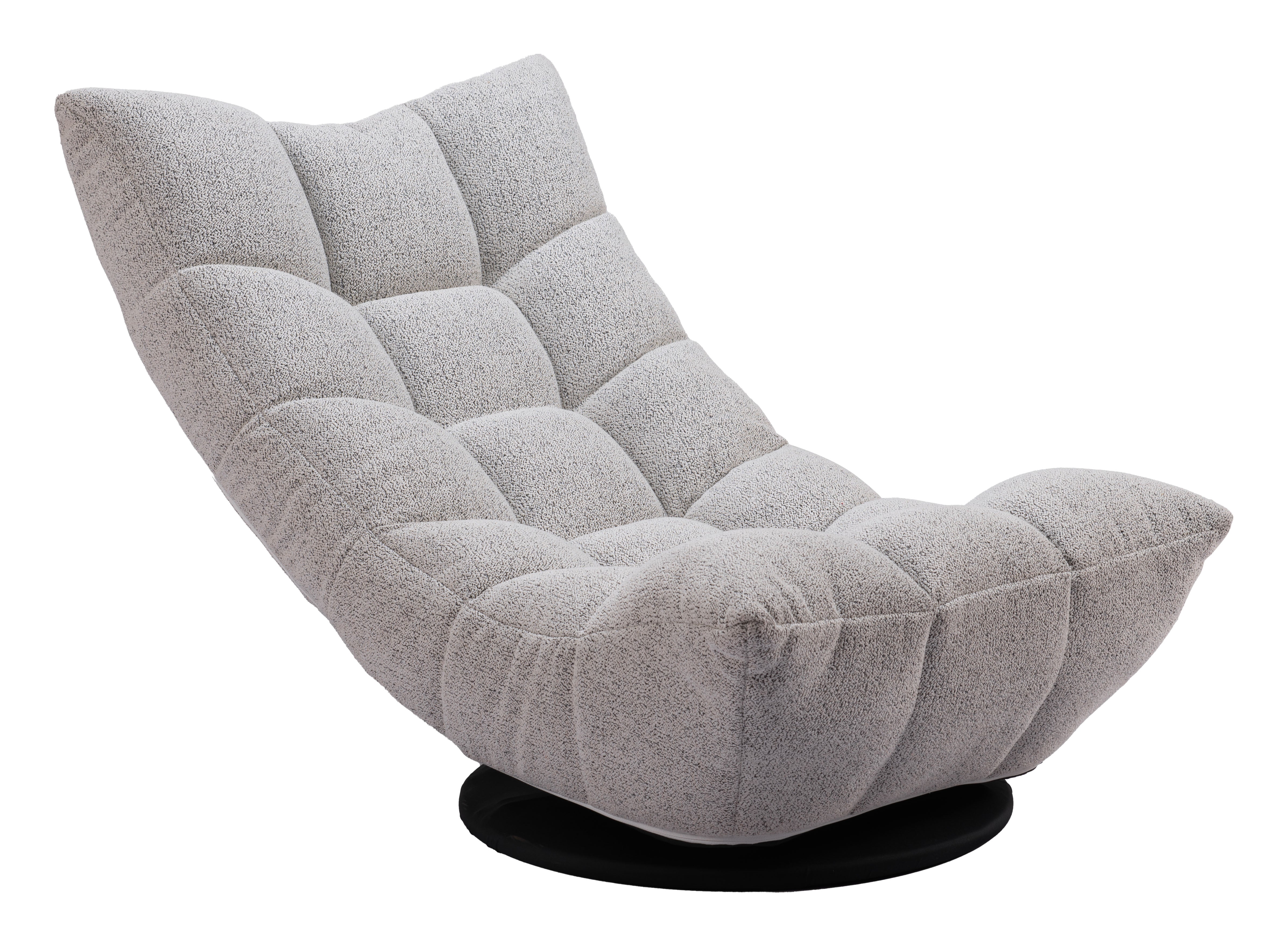 Down Go Swivel Chair Ash Gray