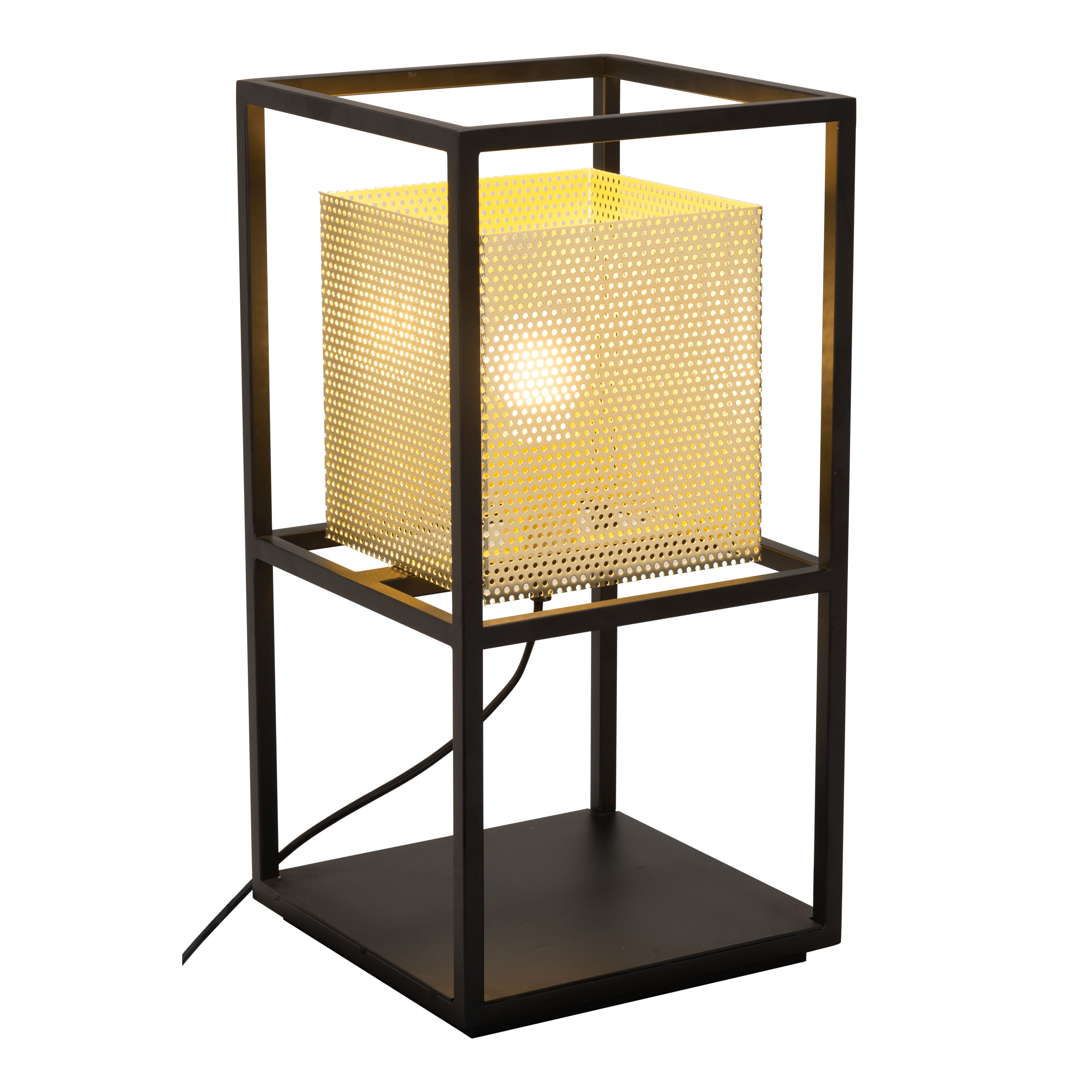 Yves Table Lamp Gold & Black