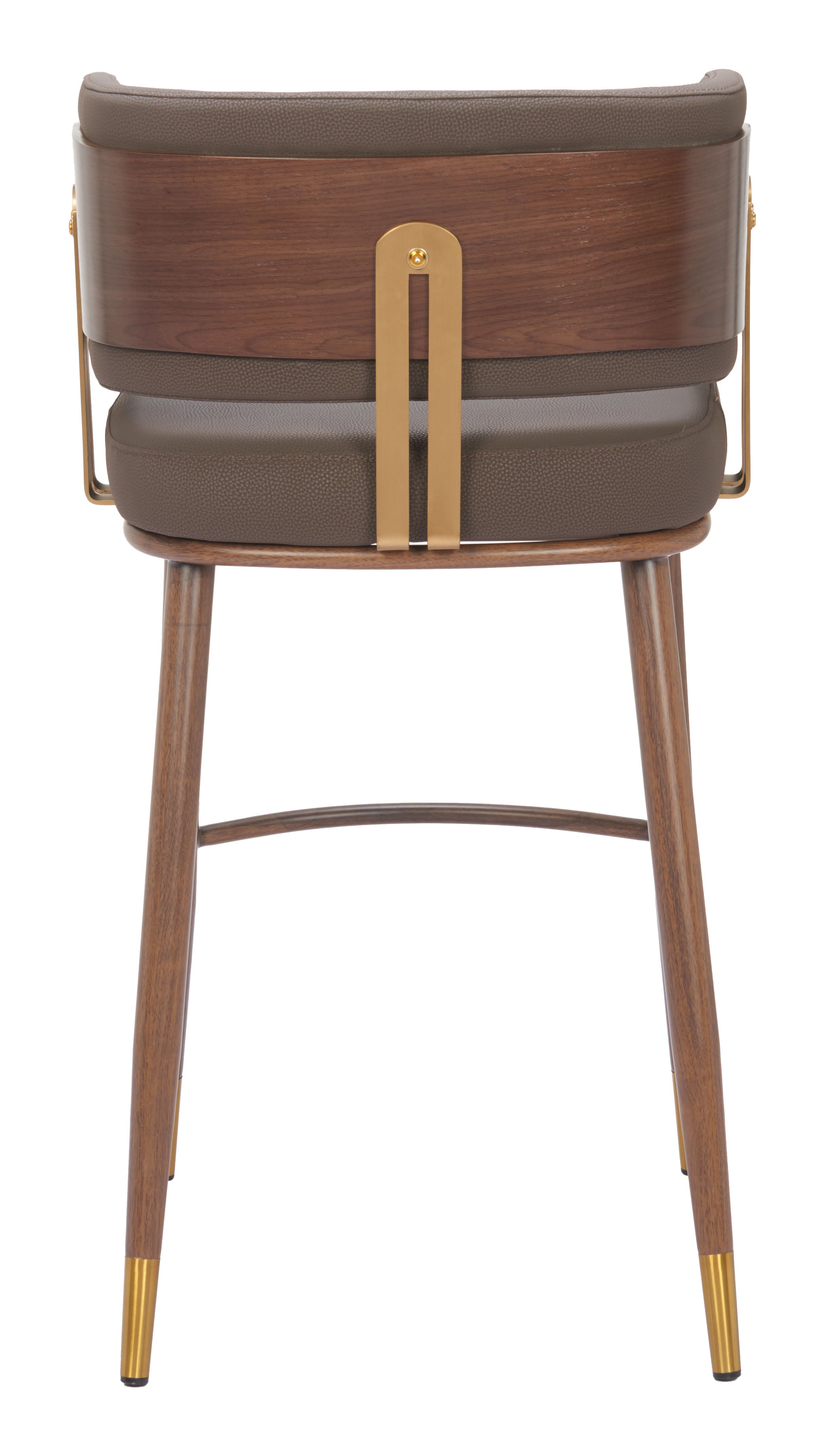 Brew Barstool Brown & Walnut