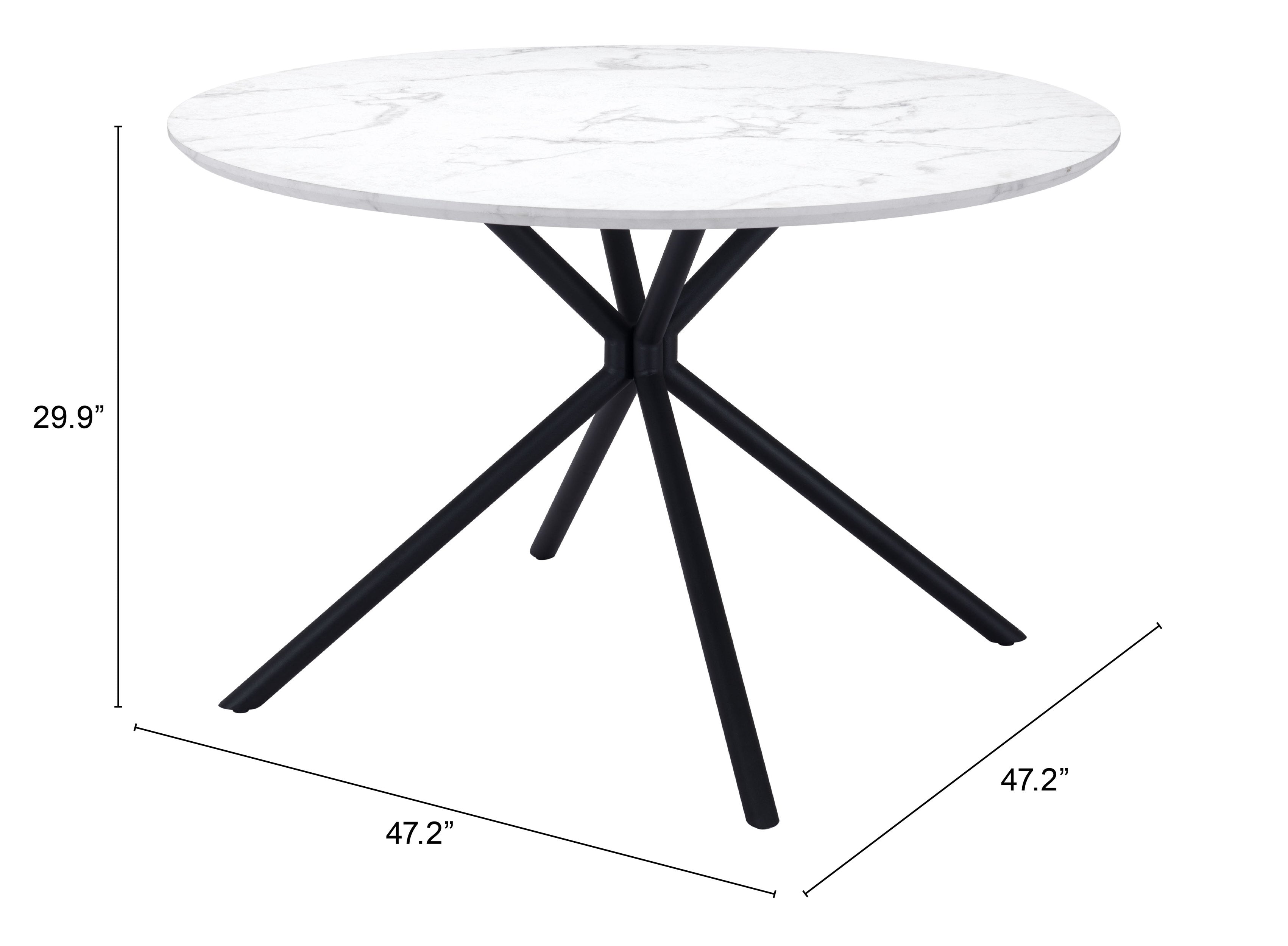 Amiens Dining Table White