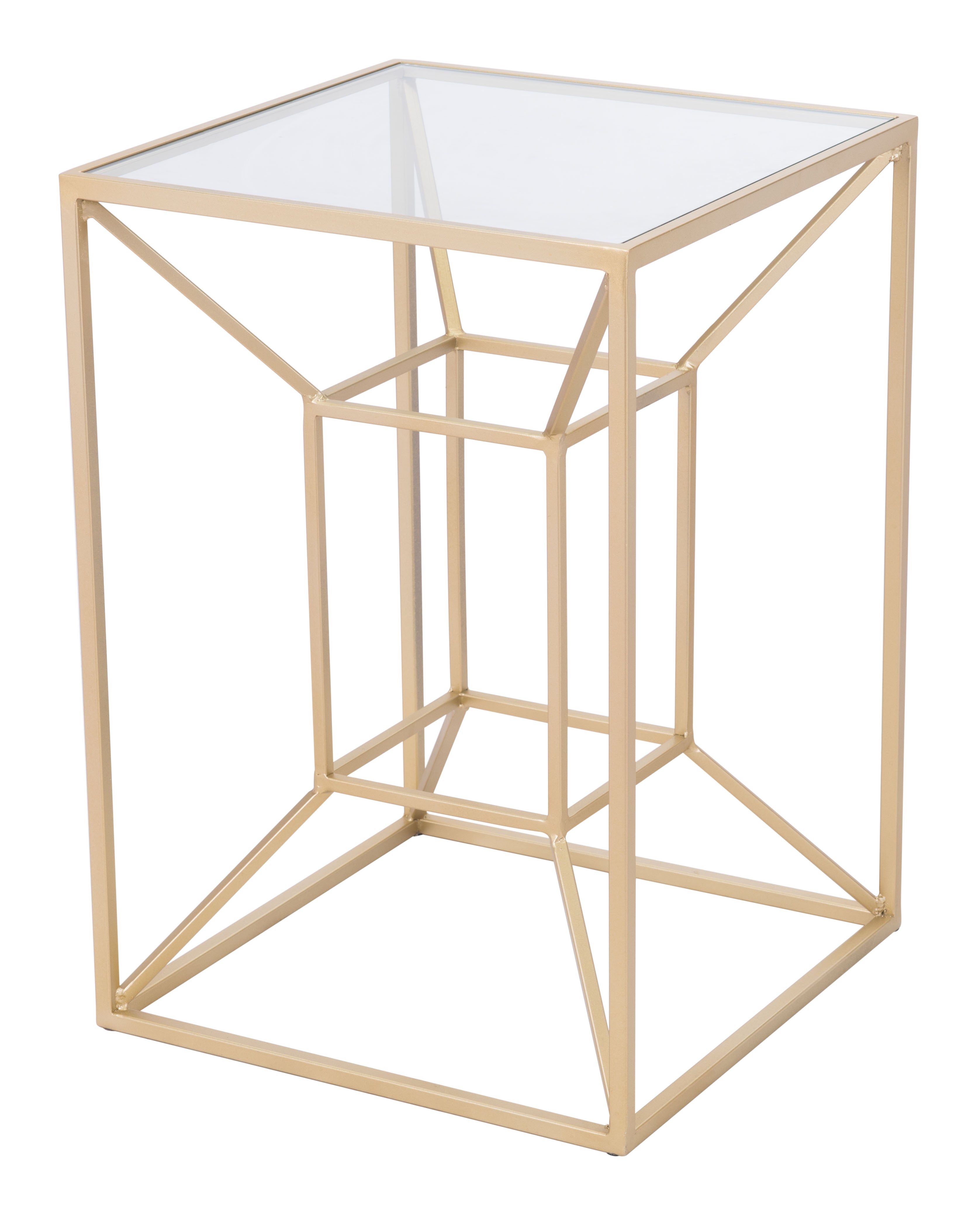 Canyon Side Table Gold