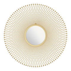 Glow Round Mirror Gold