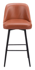 Keppel Swivel Barstool Brown