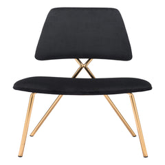 Chloe Dining Chair Black & Gold