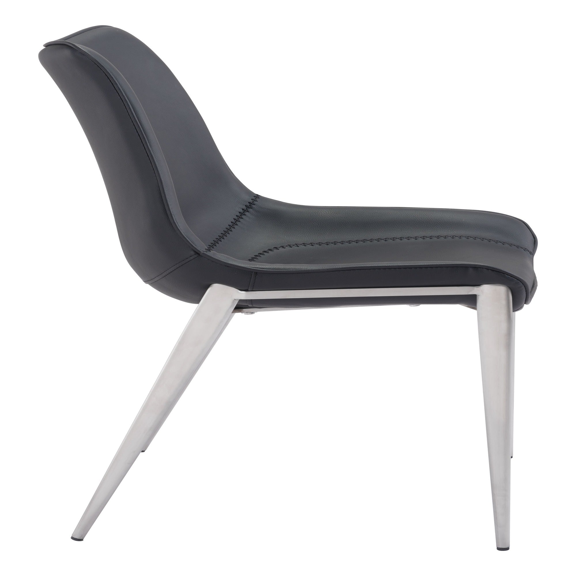 Magnus Dining Chair Black & Silver