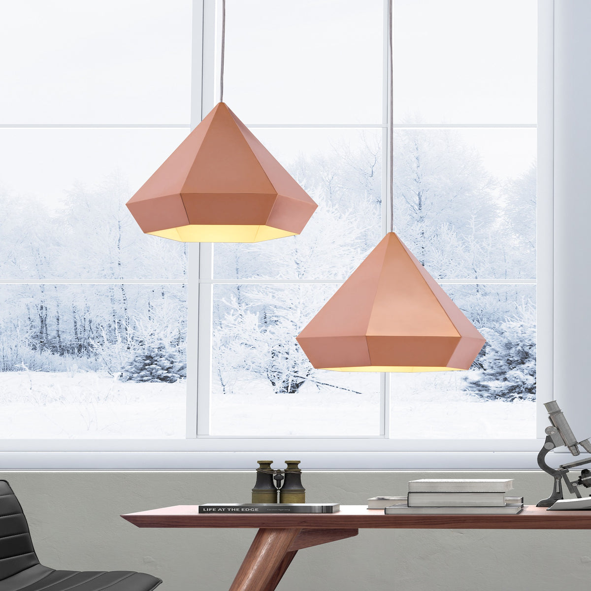 Forecast Ceiling Lamp Rose Gold