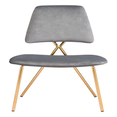 Chloe Dining Chair Gray & Gold