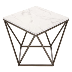 Tintern Coffee Table White & Antique Bronze