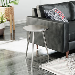 Politik Side Table Silver