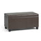 Contemporary Faux Leather Storage Bench – Multi-Function Entryway Solution | Chocolate Brown Ottoman | Trufairs