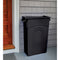 Heavy-Duty Highboy Trash Container – 23-Gallon Tall Black Bin | Slim Indoor Waste Solution | Trufairs
