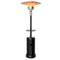 Outdoor Heater Propane Standing LP Gas Steel with Table and Wheels