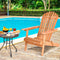 Foldable Eucalyptus Outdoor Wood Lounger Chair – Adirondack Style Ergonomic Design | Trufairs