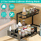 2-Tier Pull-Out Under Sink Organizer – Sliding Basket Storage Shelf | Kitchen & Bathroom Cabinet Rack | Trufairs