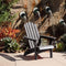 Summit-Black Adirondack – Folding HIPS Chair w/ Cup- & Phone-Holders | 300 lb Capacity | Trufairs