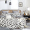 Hepburn Black & White Floral Cotton Reversible Comforter Set – Classic Modern Elegance | Trufairs