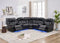 M078 Power Reclining Sectional Sofa in Brown – Modern 6-Seat Fabric Couch with Power Recliners, Comfortable Foam Cushions & Residential Design | Trufairs