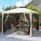GardenShield Shade Pavilion – Mosquito Netting & Vented Roof | 10x10 Canopy | Trufairs