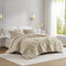 Ultrasoft Faux Fur Ribbed Comforter Set – Plush, Cozy Full/Queen Bedding | Trufairs