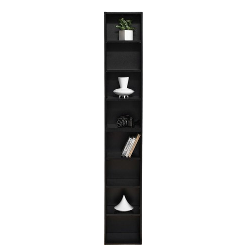 Premium 8-Tier Media Tower Rack - Ultimate Slim Storage Solution for Home & Office