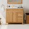 VistaWood Bathroom Vanity – 36" Solid Frame Storage Cabinet | Soft-Close Modern | Trufairs