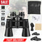10-180X100 High-Powered Binoculars, 8-24x Magnification, 50mm Objective Lens, Low Light Night Vision, Multi-Layer Coated Aspherical Lenses, Large Field of View, Portable with Carrying Case