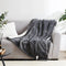 Sherpa Heated Electric Throw Blanket – Fast-Heating Soft Grey Comfort | 50x60in | Trufairs