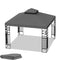 10x10 Ft Double-Tiered Outdoor Patio Gazebo Replacement Canopy - Premium Weather-Resistant Tent Roof Top Cover Only (Frame Not Included)