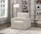 Modern Swivel Accent Chair – Plush Beige Boucle Upholstery & Solid Wood Base | Ergonomic Living Room Furniture | Trufairs