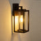 Outdoor Wall Light – Weather-Resistant Exterior Lighting Fixture, Black Finish, Glass Cover, Durable Metal Housing | Trufairs