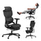 Ergonomic Mesh Office Chair with Footrest – Advanced Lumbar & 2D Headrest Support | Executive Home Computer Chair | Trufairs