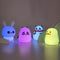 LED Animal Silicone Night Light – Bunny, Fat Bear, Chestnut Bear, Duck | Rainbow Color-Changing, Pat Control, USB Rechargeable (Random Color) | Trufairs