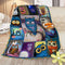 Moon Owl Cozy Flannel Blanket – Cute Warm Comfort | Kids Throw Blanket | Trufairs