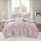 Metallic Printed Plush Comforter Set – Twin/Twin XL Chic Softness | With Throw Pillow | Trufairs