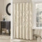 Madison Park Laurel Tufted Semi-Sheer Shower Curtain - 72x72 Inch Premium Polyester Bathroom Curtain with Pin-Tuck Design & Machine Washable Care